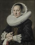 Frans Hals Portrait of a woman painting